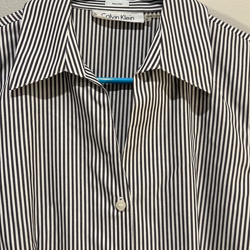 Calvin Klein fitted striped long sleeve - Picture 6 of 6